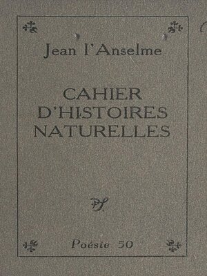 cover image of Cahier d'histoires naturelles